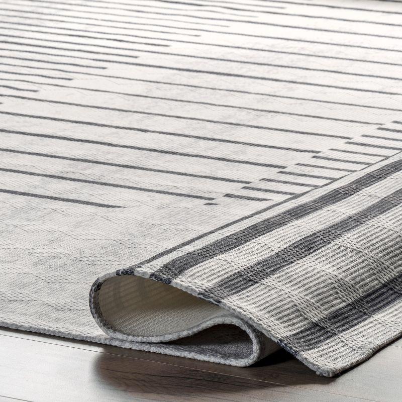 Nuloom Modern Sun Pet Friendly Machine Washable Area Rug, 8' x 10', Light Beige