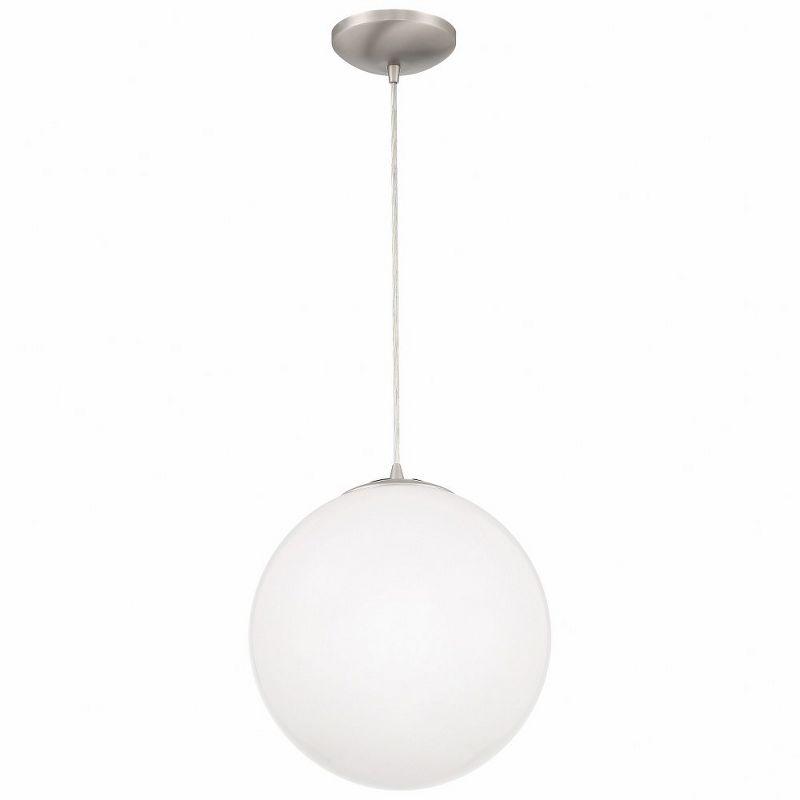 Access Lighting PEARL 1 - Light Pendant in  Brushed Steel