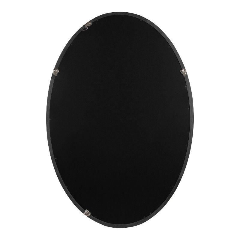 Kate and Laurel Hogan MDF Oval, 24x36, Black