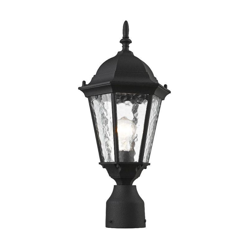 Livex Lighting Hamilton 1 - Light Post Light in  Textured Black