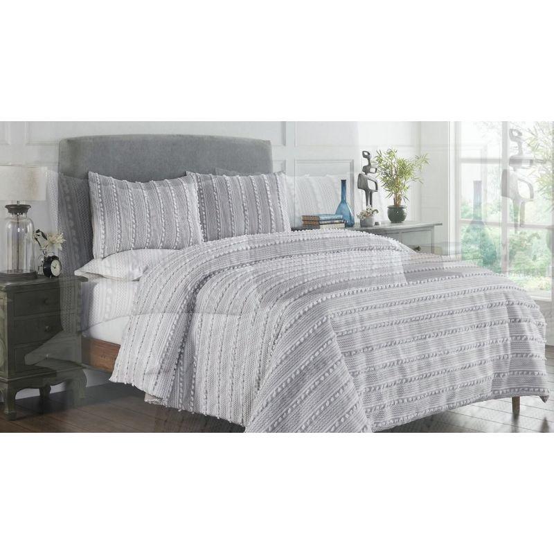 Anglique Standard 100% Cotton Tufted Comforter Sets with Sham