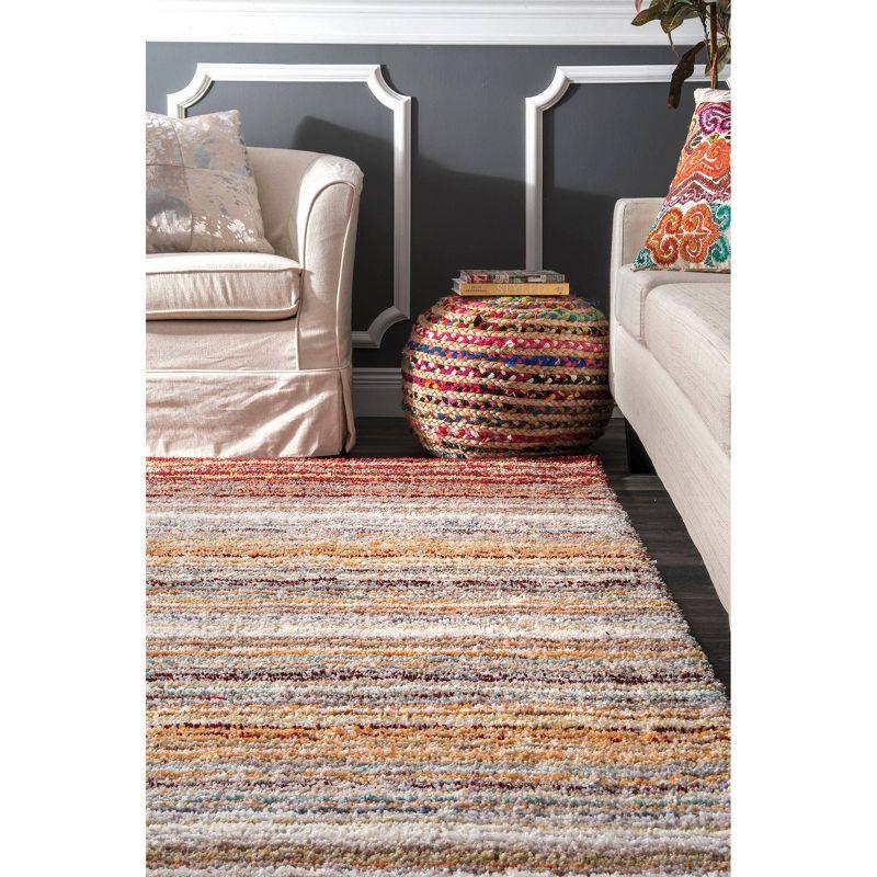 Drey Ombre Shag Area Rug - nuLOOM