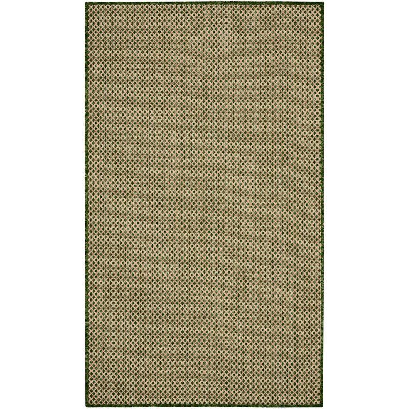 Hartigan Green Modern Indoor/Outdoor Rug