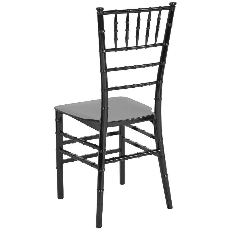 Elegant Black Resin Chiavari Event Chair