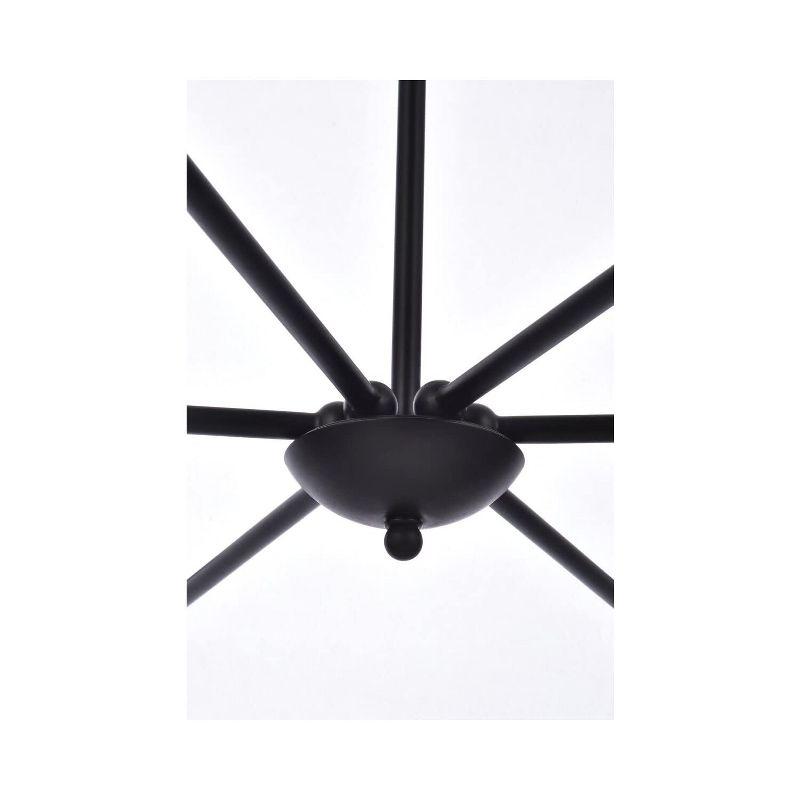 Elegant Lighting Cohen 36 inch pendant in black
