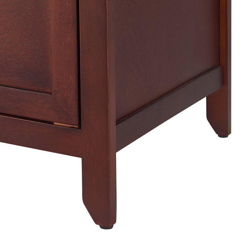 Alcott Side Table with Single Drawer and Storage Cabinet - ClickDecor