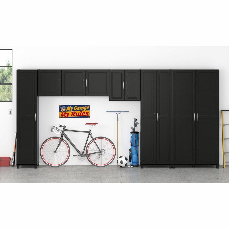 Systembuild Kendall 24" Utility Storage Cabinet, Black