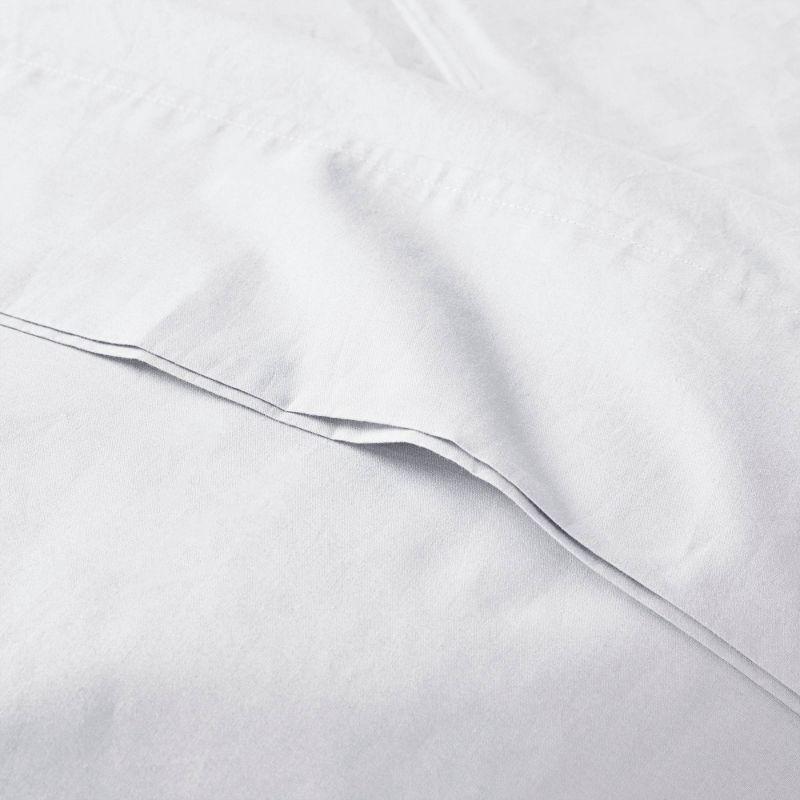 Peached Percale 200 Thread Count Relaxed Cotton Percale Sheet Set