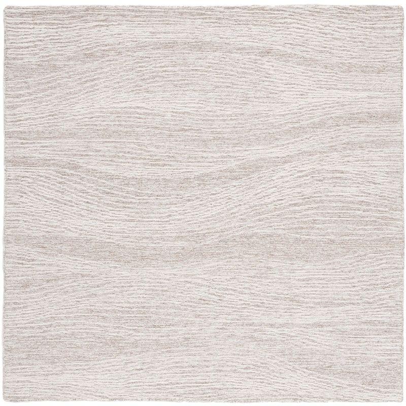 Metro MET995 Hand Tufted Indoor Area Rug - Natural/Ivory - 6'x6' - Safavieh