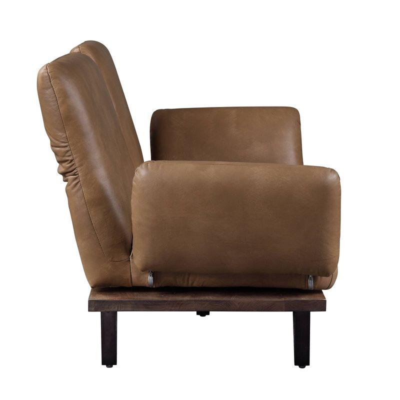 ColourTree Narech 88'' Leather Sofa