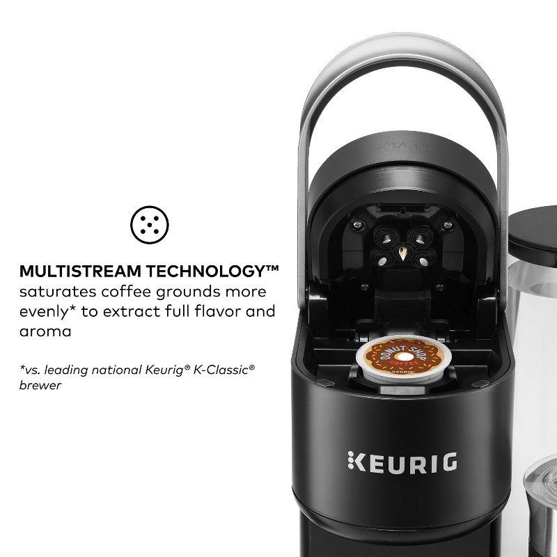 Keurig K-Cafe SMART Single Serve K-Cup Pod Coffee, Latte And Cappuccino Maker, Black