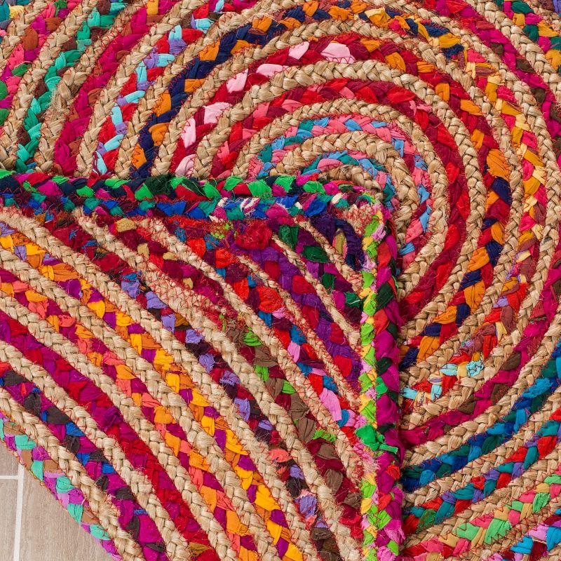Cape Cod CAP203 Woven Indoor Runner Rug - Red/Multi - 2'3"x10' - Safavieh