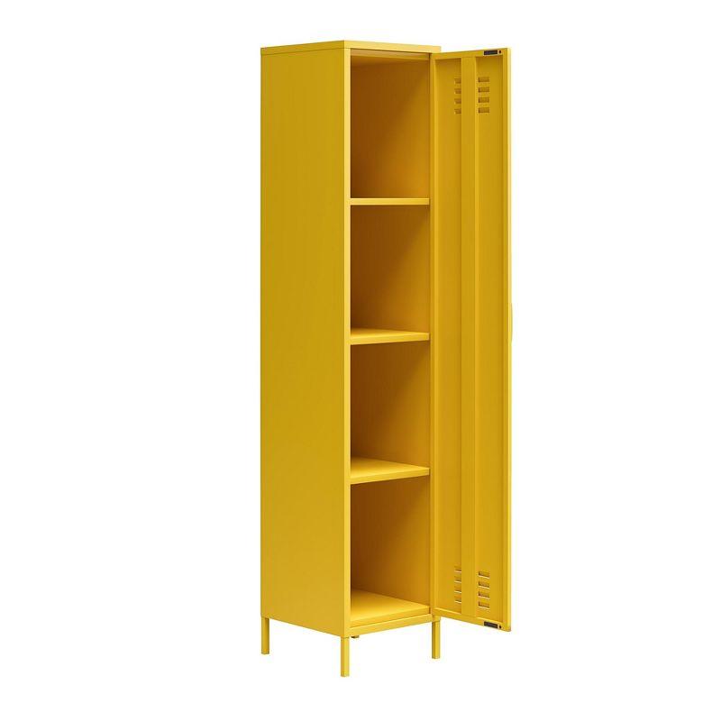 RealRooms Shadwick Single Metal Locker Storage Cabinet