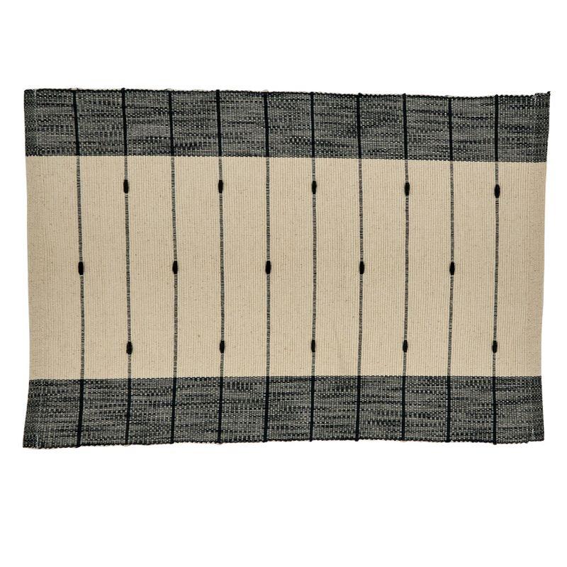 Saro Lifestyle Thin Stripe Design Table Mats