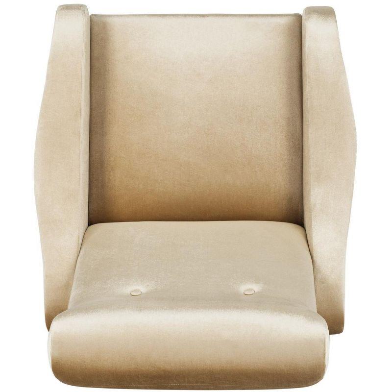 Elicia Accent Chair - FOX6260 - Camel - Safavieh