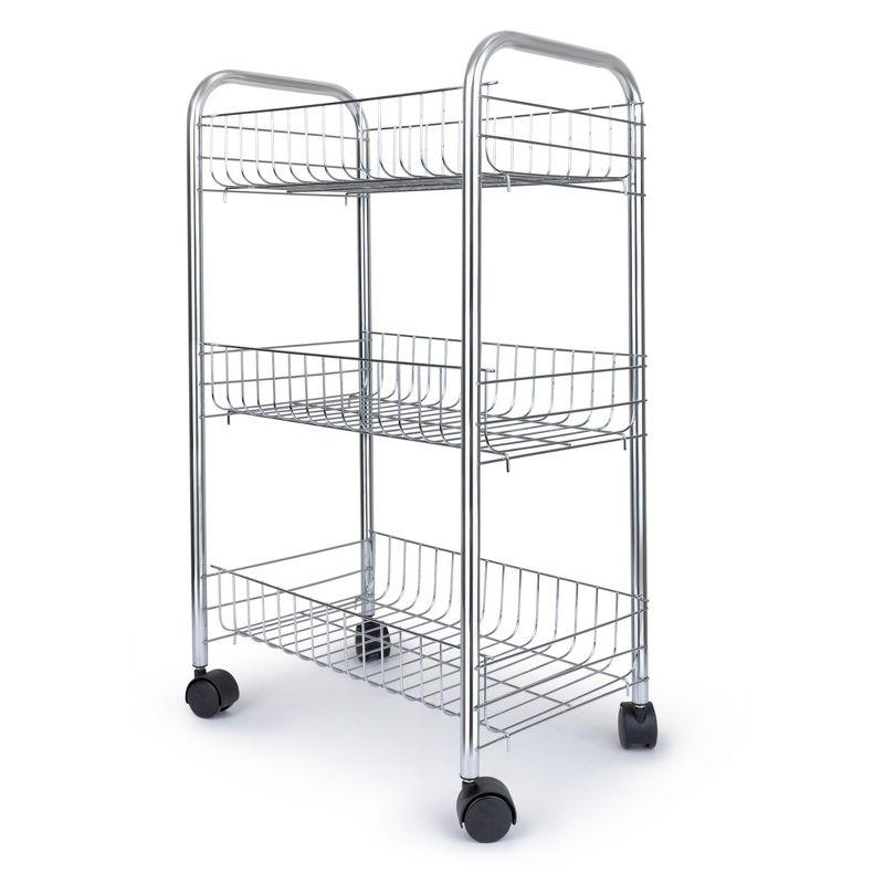 3-Tier Rolling Cart