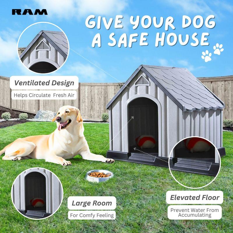 RAM Quality Plastic Dog House