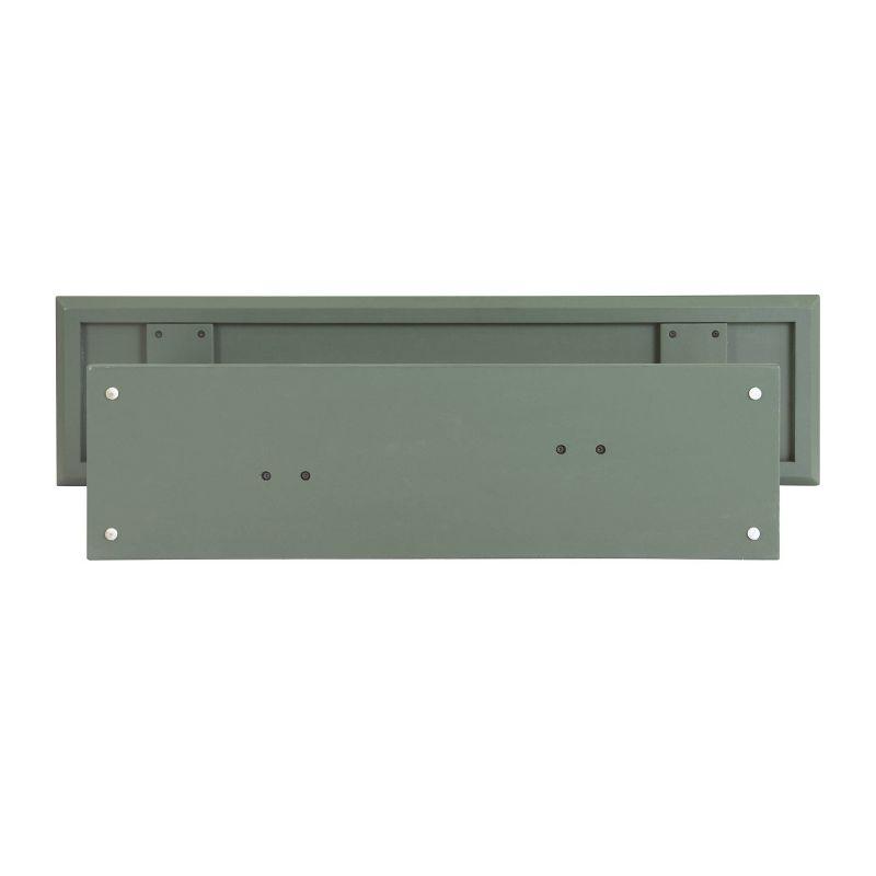 Boraam Rasmus Console Table Spanish Moss: Rubberwood Entryway Furniture, Transitional Style