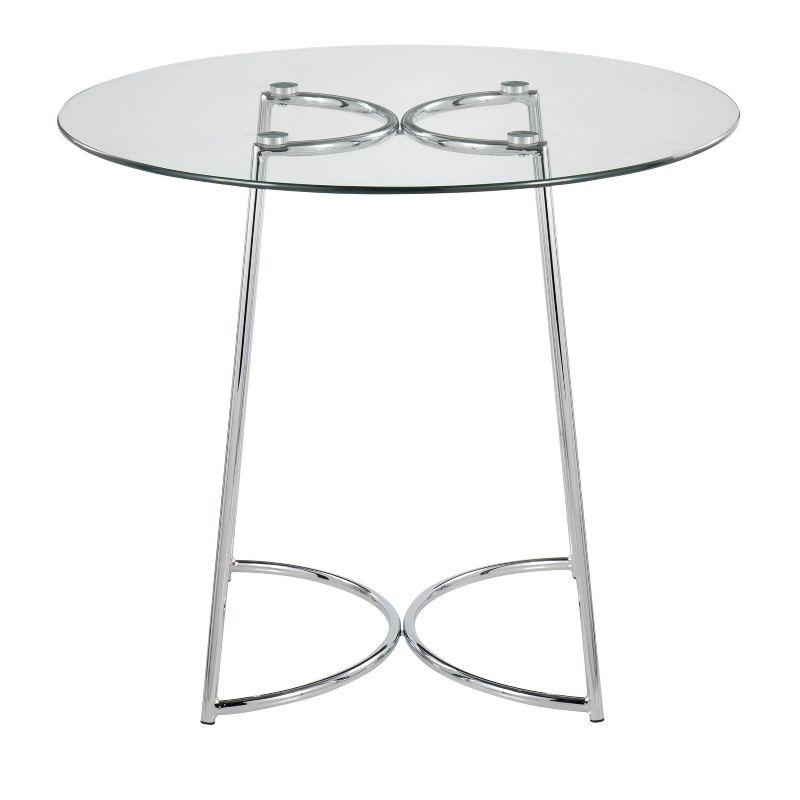 35" Cece Tempered Dining Table - LumiSource