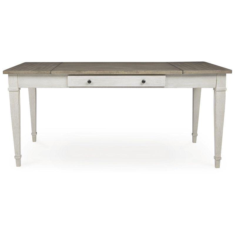 Skempton Farmhouse Rectangular Dining Table with Storage