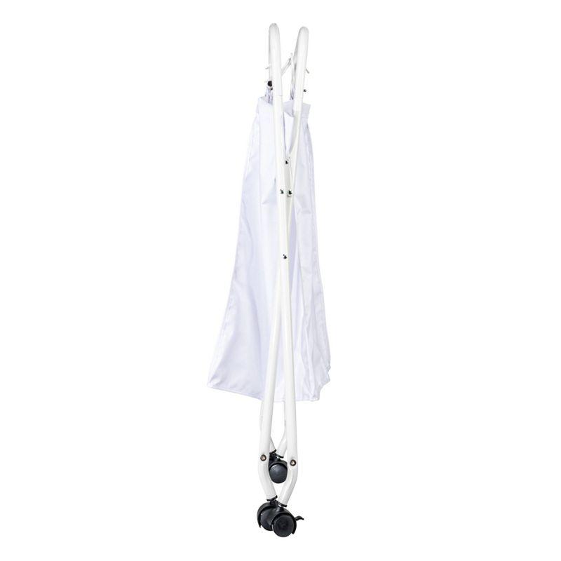 Household Essentials Rolling Laundry Hamper with Handles