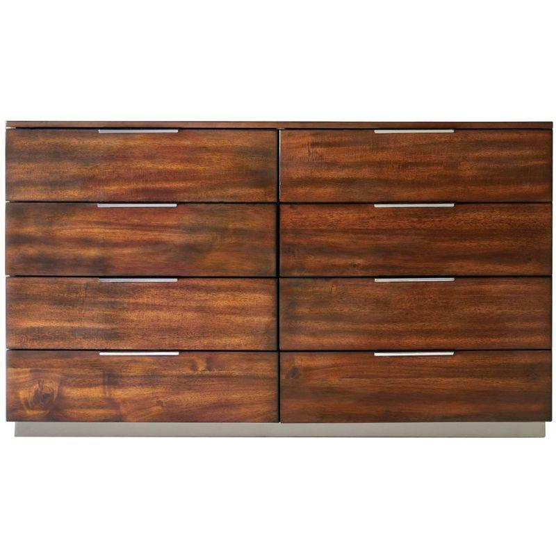 Brylin 8 Drawer Modern Dresser - SFV2112 - Dark Walnut - Safavieh Couture