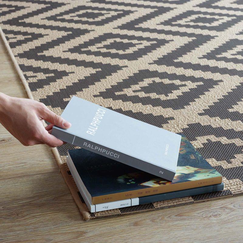 Modway Modway Jagged Geometric Diamond Trellis Indoor and Outdoor Area Rug