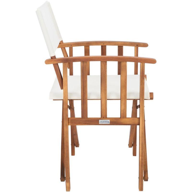 Laguna Director Chair Indoor/Outdoor (Set Of 2) - PAT7004 - Natural/Beige - Safavieh