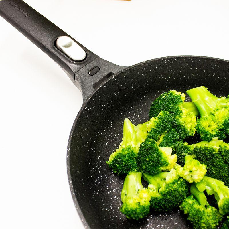 BergHOFF BergHOFF GEM 4Pc Non-Stick Cast Aluminum Cookware Set with Fry, Grill, and Saute Pan