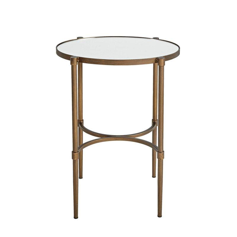 Martha Stewart Lia Oval Antique Bronze Accent Table