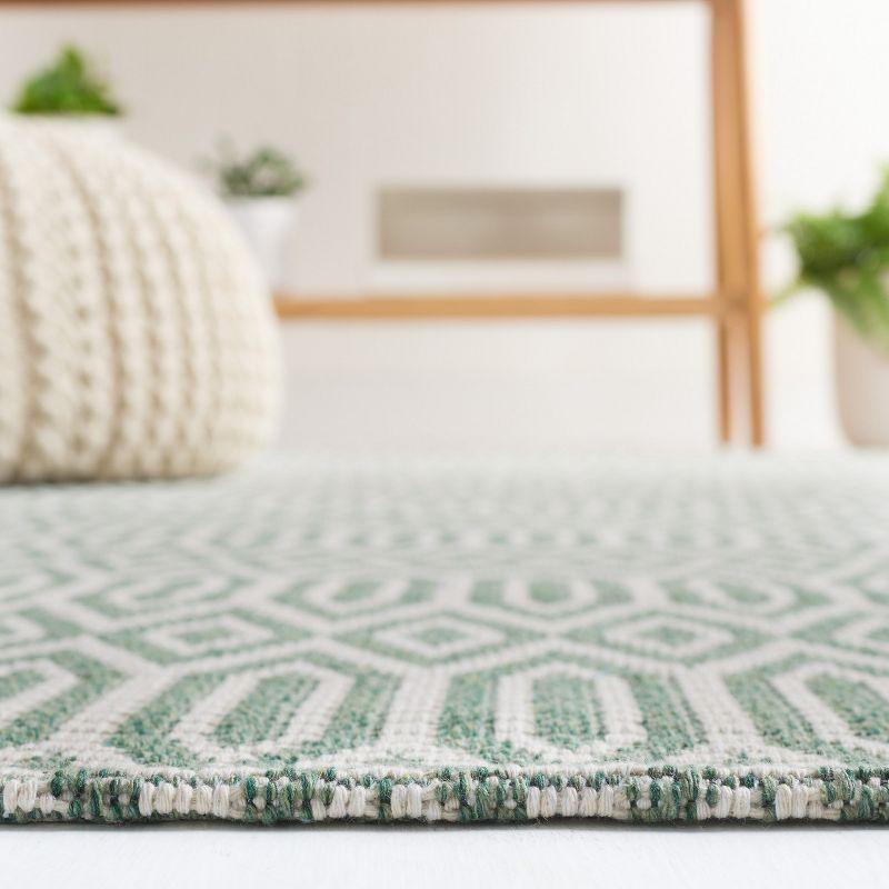 Martha Stewart Rugs Martha Stewart 405 100% Cotton Geometric Rug