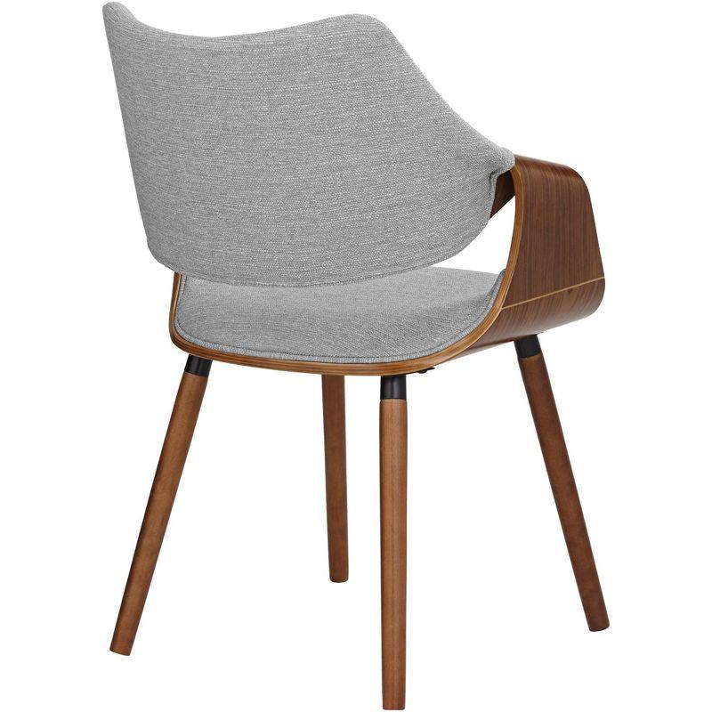 Studio 55D Westin Gray Fabric and Beech Wood Dining Chair