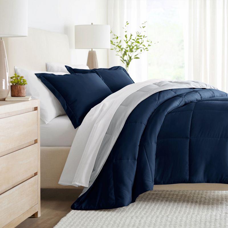 Reversible Comforter and Shams Set, Ultra Soft, Easy Care,  - Becky Cameron