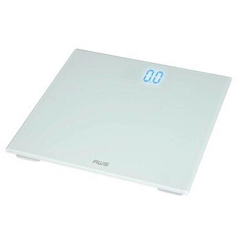 American Weigh Scales Digital Glass Bathroom Scale