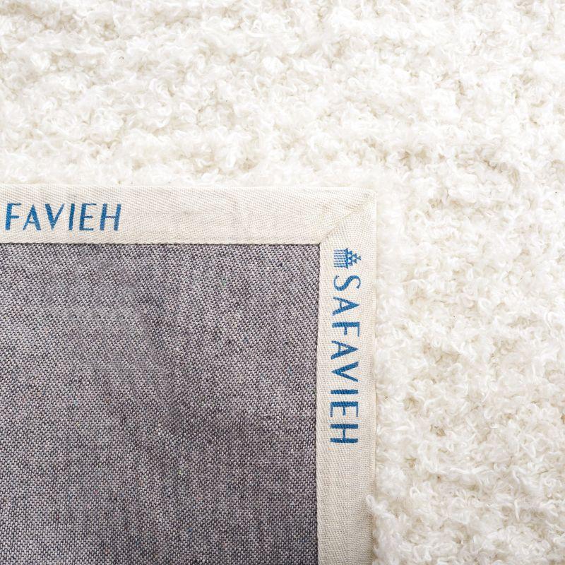 Sheep Shag SG271 Hand Tufted Indoor Area Rug - Ivory - 5'x8' - Safavieh