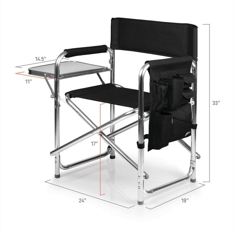 Sports Outdoor Portable Camp Chair with Side Table