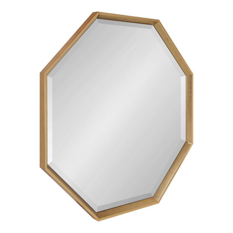 CalderOct 31.5" Gold Geometric Polished Wall Mirror