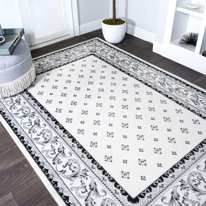 Acanthus French Border Area Rug - JONATHAN Y