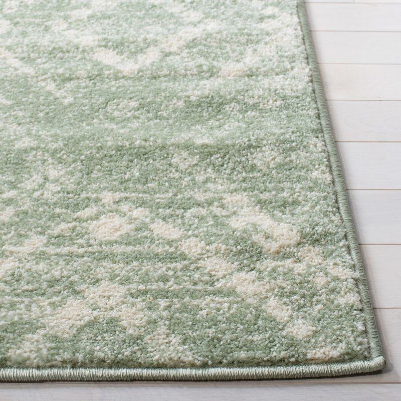 Adirondack ADR131 Machine Made Indoor Area Rug - Green/Ivory - 5'-1"x7'-6" - Safavieh