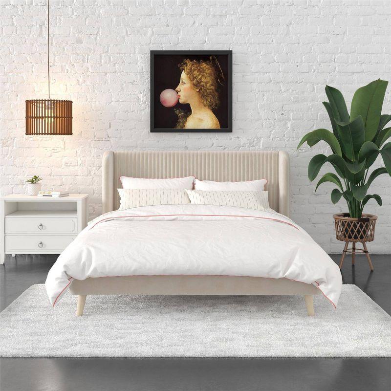 Holly Queen Size Upholstered Platform Bed