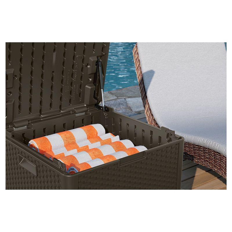 Suncast Suncast 26.75'' W 60 Gallons Water Resistant Resin Lockable Deck Box