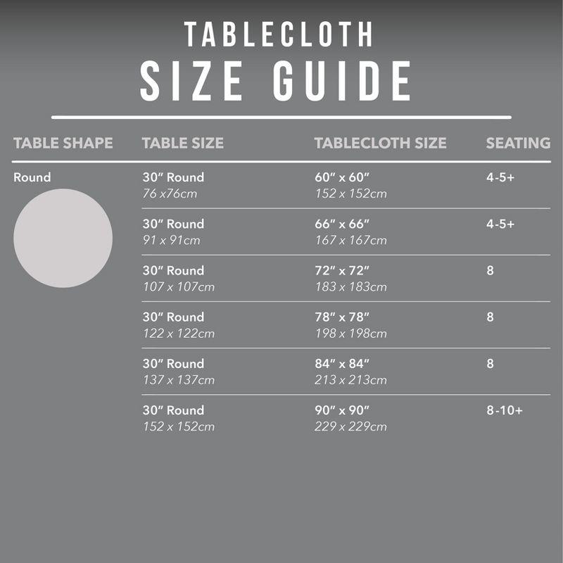 Saro Lifestyle Solid Color Everyday Tablecloth, Fuchsia, 90" Round