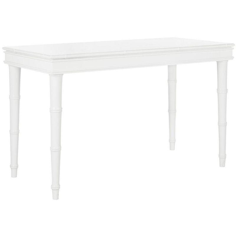 Noely Writing Desk - White/Gold Handle - Safavieh