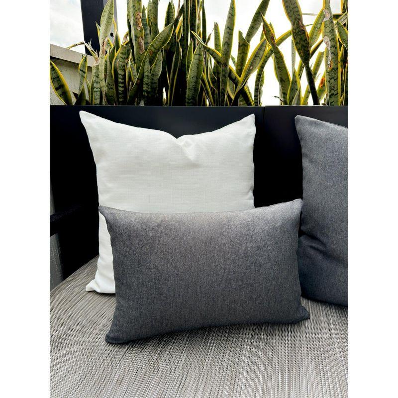 Essential Dark Grey Indoor Outdoor Pillow