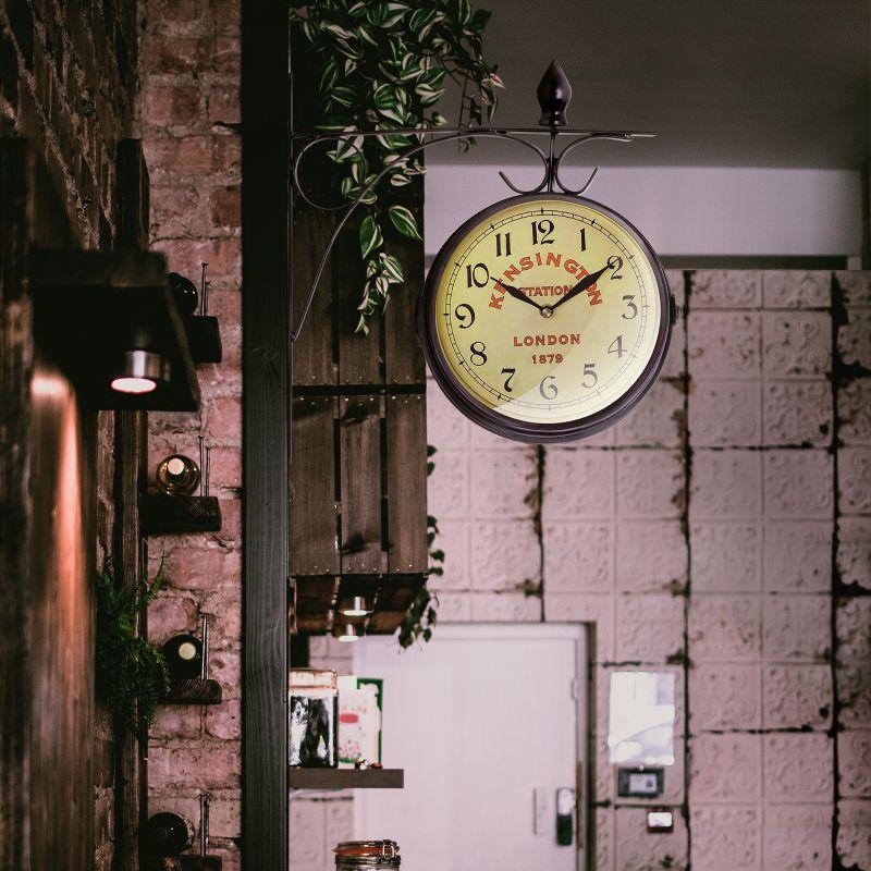 Nostalgic Kensington Station Double Side clock (Large)