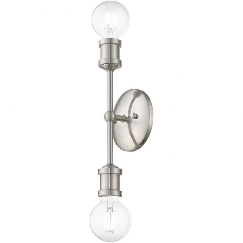 Livex Lighting Lansdale 2 - Light Vanity in  Brushed Nickel