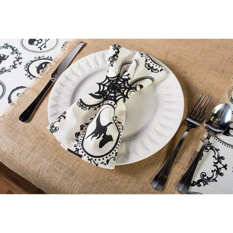Design Imports  Jute Fringe Table Runner, Solid Natural, 15X110"