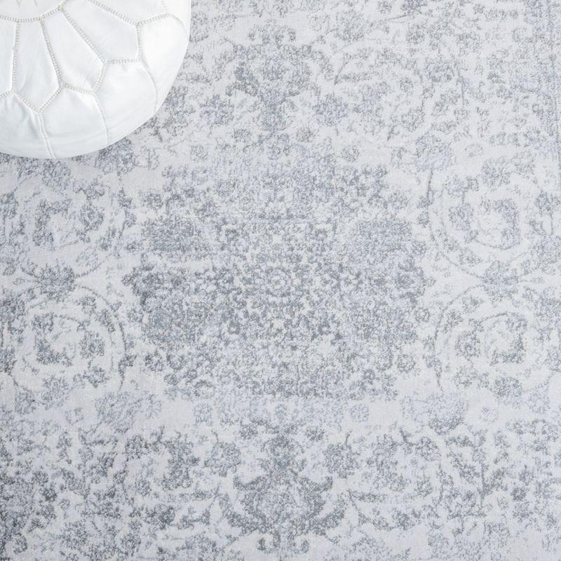 Carnegie CNG631 Power Loomed Accent Rug - Cream/Dark Grey - 2'3"x4' - Safavieh.