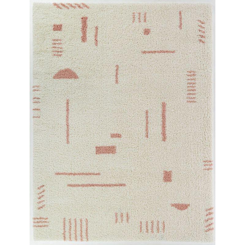 Morin Geometric Shag Area Rug
