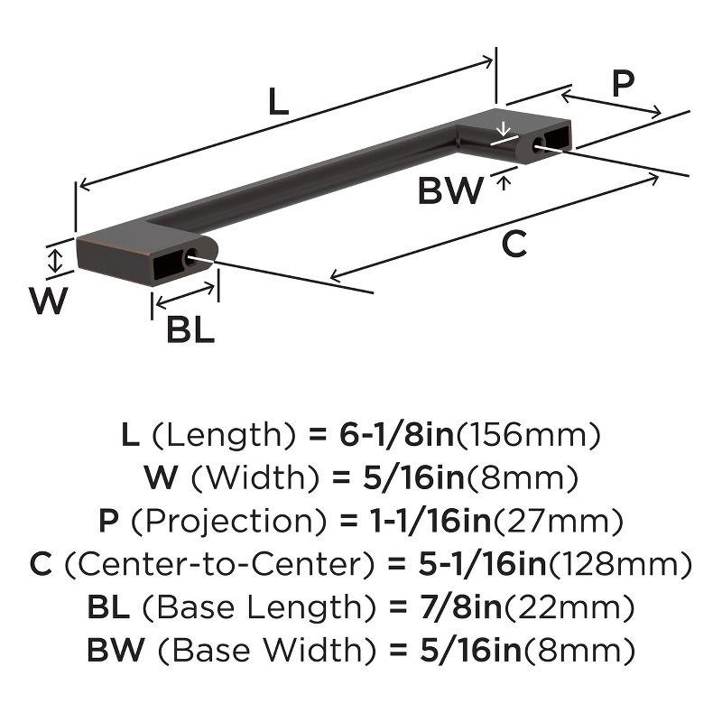 Amerock Cityscape Cabinet or Furniture Pull, 10 Pack